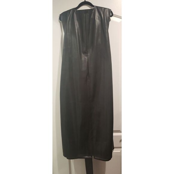Modern Citizen Pilar Vegan Leather Tie Front Dress - Size 3X - Picture 9 of 9